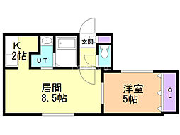 間取図画像 1LDK