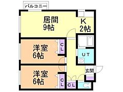 物件の間取り