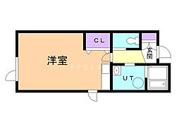 フィオーレ ワンルームの間取図画像