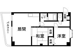 ウインダムコート 2LDKの間取図画像