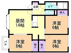 物件の間取り