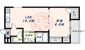 大阪府大阪市住吉区遠里小野4丁目（賃貸アパート1LDK・1階・40.11㎡） その2