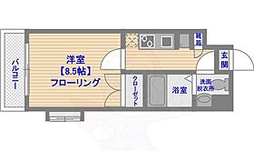 福岡県福岡市中央区薬院２丁目（賃貸マンション1K・3階・24.94㎡） その2