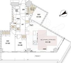 福岡県福岡市中央区地行浜２丁目（賃貸マンション3LDK・3階・87.49㎡） その2