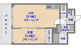 福岡県福岡市中央区荒戸３丁目（賃貸マンション1LDK・6階・34.87㎡） その2