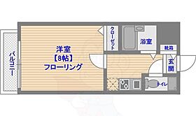 福岡県福岡市中央区白金１丁目（賃貸マンション1K・4階・22.65㎡） その2