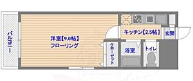 デ・ジュール箱崎  ｜ 福岡県福岡市東区箱崎３丁目（賃貸マンション1K・4階・25.92㎡） その2