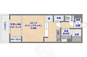 KDX清水レジデンス  ｜ 福岡県福岡市南区清水１丁目（賃貸マンション1LDK・5階・34.74㎡） その2