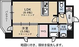 エンクレスト天神MODE 1LDKの間取図画像