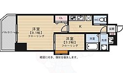 ウインステージ平尾 2Kの間取図画像