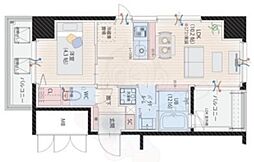 シンセラティ薬院 1LDKの間取図画像