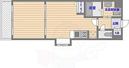セリエ高宮 1DKの間取図画像