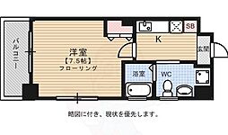 アクアシティ・イーストパーク 1Kの間取図画像