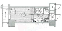 エステムコート博多・祇園ツインタワー ファーストステージ 1Kの間取図画像