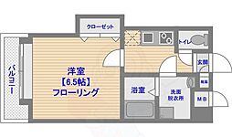 ダイナコートエスタディオ東公園2 1Kの間取図画像