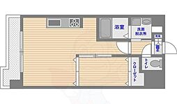 レジディア博多東 1LDKの間取図画像