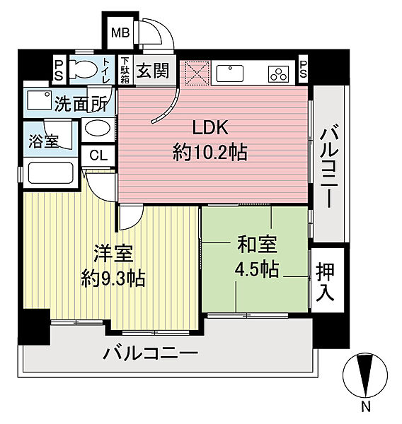 間取りを拡大表示