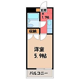 🉐敷金礼金0円！🉐東武宇都宮線 西川田駅 バス27分 兵庫塚二丁...