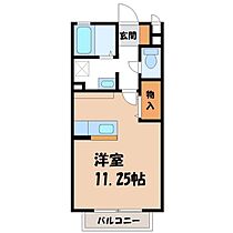 栃木県宇都宮市江曽島5丁目（賃貸アパート1R・1階・30.03㎡） その2