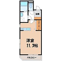 ブリーズヴィル  ｜ 栃木県宇都宮市天神2丁目（賃貸マンション1K・2階・29.23㎡） その2