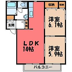 東武宇都宮線 西川田駅 徒歩10分