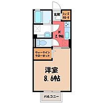 栃木県下野市川中子（賃貸アパート1K・2階・30.27㎡） その2