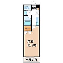 栃木県宇都宮市東峰町（賃貸アパート1K・2階・28.80㎡） その2