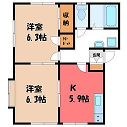 東武宇都宮線 東武宇都宮駅 バス12分 下原下車 徒歩4分 1階/-