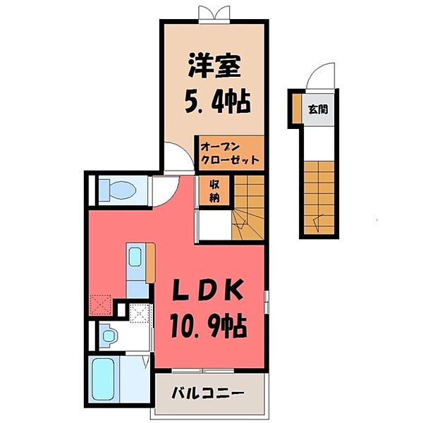 apartment 栃木県宇都宮市陽東３丁目２７－３　ウィスタリア１F