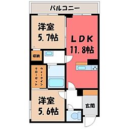 JR東北本線 宇都宮駅 バス5分 陽北中学校入口下車 徒歩7分