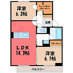 宇都宮芳賀ライトレール線 東宿郷駅 徒歩16分