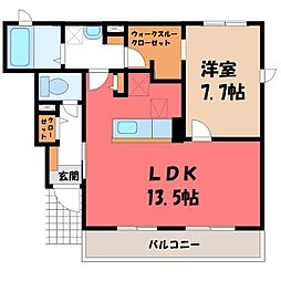 真岡鐵道 真岡駅 徒歩26分 1階/-
