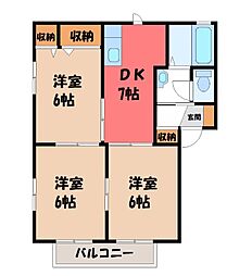 JR日光線 鹿沼駅 徒歩8分 1階/-