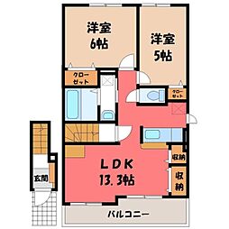 JR東北本線 雀宮駅 徒歩33分