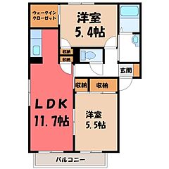 物件の間取り