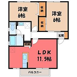 JR東北本線 雀宮駅 徒歩9分 1階/-