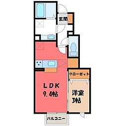 宇都宮芳賀ライトレール線 ゆいの杜中央駅 徒歩4分 1階/-