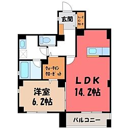 東武宇都宮線 東武宇都宮駅 徒歩12分 1階/-