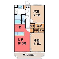 物件の間取り