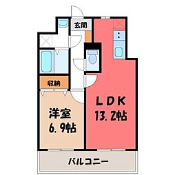JR東北本線 宇都宮駅 徒歩13分 6階/-
