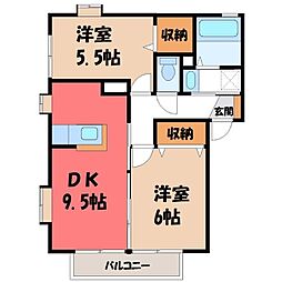 東武宇都宮線 西川田駅 徒歩15分 1階/-