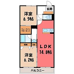 東武宇都宮線 東武宇都宮駅 徒歩23分 2階/-