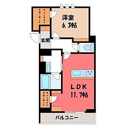 宇都宮芳賀ライトレール線 峰駅 徒歩6分 1階/-