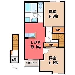 東武日光線 新鹿沼駅 バス18分 御成橋下車 徒歩4分
