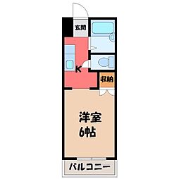 東武宇都宮線 東武宇都宮駅 バス12分 宇都宮中央高校下車 徒歩6分 4階/-