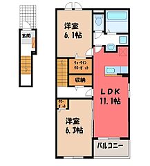 物件の間取り