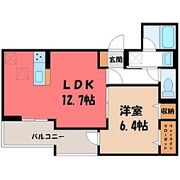 宇都宮芳賀ライトレール線 ゆいの杜中央駅 徒歩4分 1階/-
