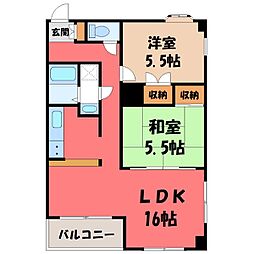 JR東北本線 宇都宮駅 徒歩23分 2階/-