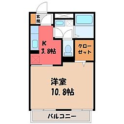 JR東北新幹線 宇都宮駅 4km 1階/-
