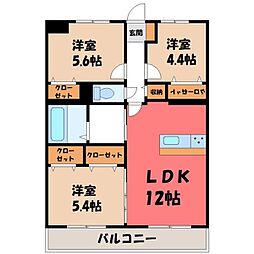 東武宇都宮線 東武宇都宮駅 バス21分 西三の沢下車 徒歩2分 3階/-